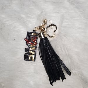 Victoria's Secret tassle key chain